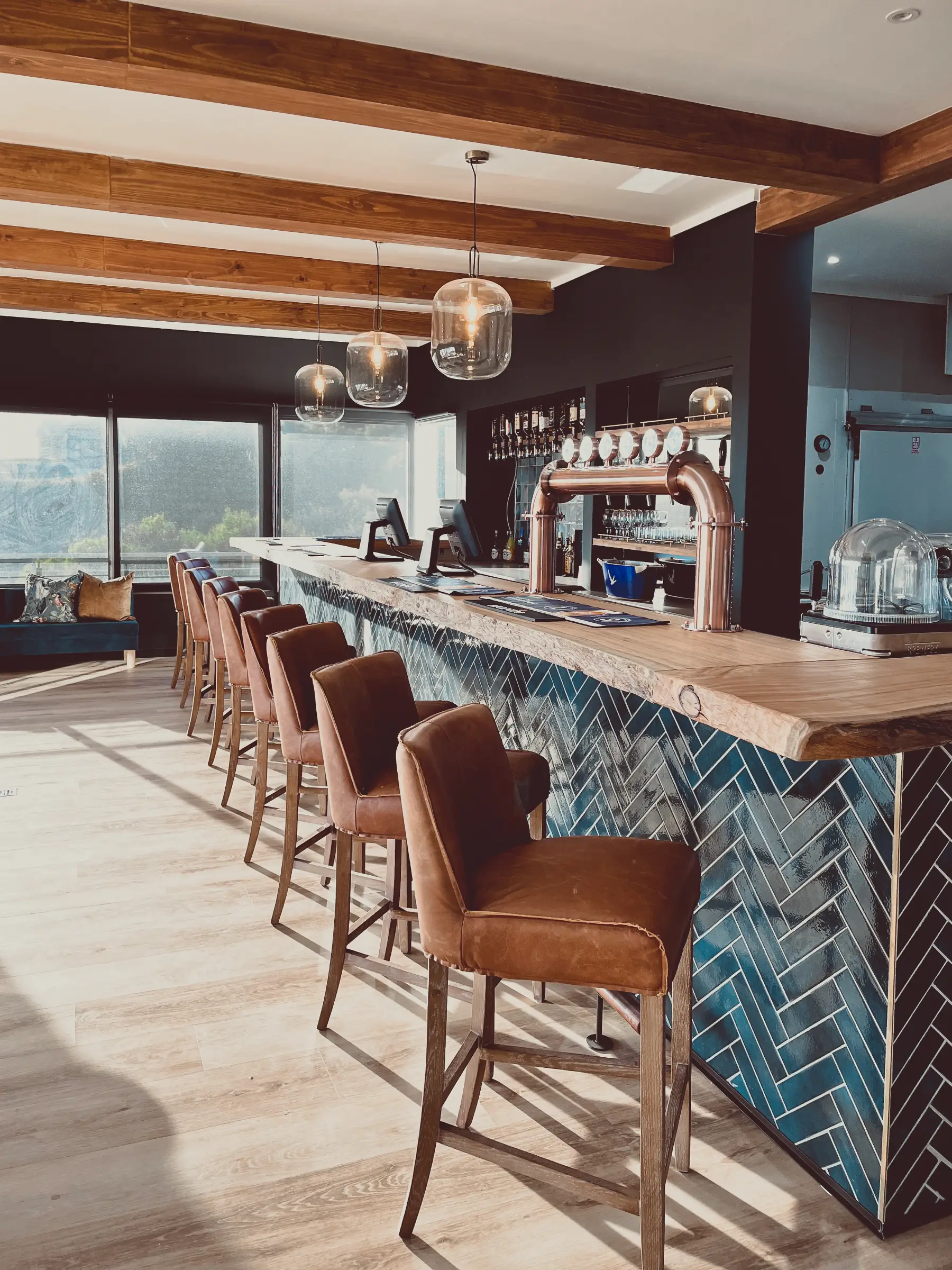 Renovated bar area for Glentana project